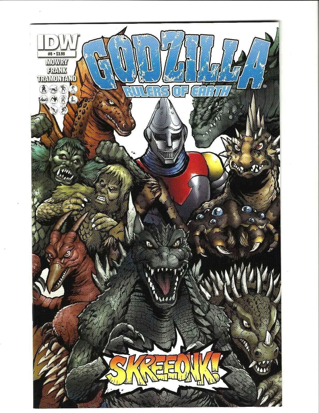 GODZILLA RULERS OF EARTH #8 JAN 2014 COVER BY MATT FRANK 10.0 GEM MINT PERFECT!