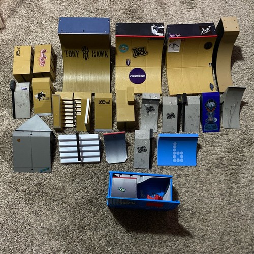 Tech Deck Rib Rails Tech Deck Spin Master And Finger Skate Park Parts Lot, Ramps, Rails As ...