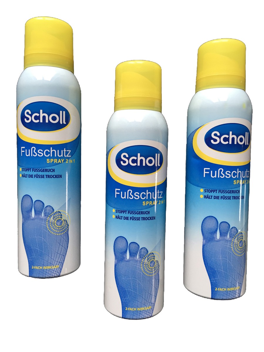 Scholl Deo Spray Für Füße – 150 Ml, 12er Pack – Gegen Schweiß Und Geruch