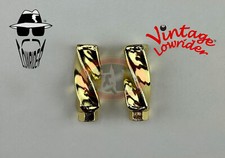 F&R VINTAGE LOWRIDER BICYCLE TWISTED SQUARE NUT 3/8 x 26T OR 24T GOLD.