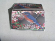 Blue bird Vinyl checkbook cover