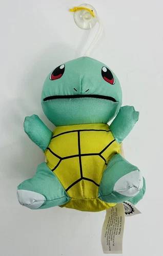 Vintage Pokemon #07 Squirtle Bath Sponge Buddies Toy Nintendo 5.5”