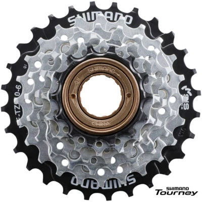 SHIMANO TOURNEY MF-TZ510 SCHRAUBKRANZ 6-fach 14-28T FREILAUF ZAHNKRANZ KASSETTE - Bild 1 von 2