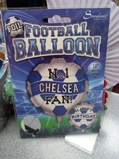 Football Fan 18" Chelsea Happy Birthday Foil Balloon  or Birthday Decoration