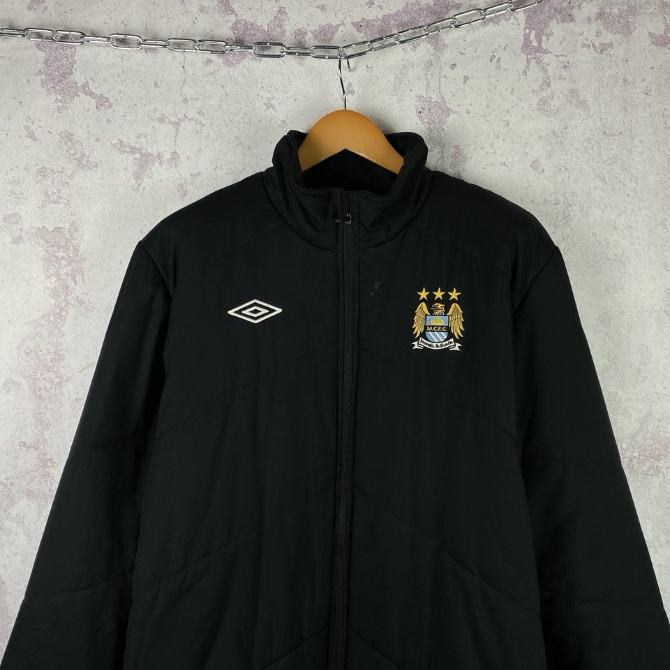 Umbro Manchester City Jacket Soccer Vintage 2008/10 Football Men’s Size XL - Image 2 of 4