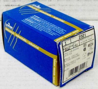 LEVITON 2321 2-POLE, 3-WIRE GROUNDING LOCKING PLUG