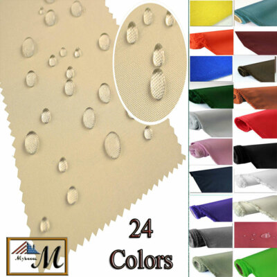Canvas Fabric Waterproof Outdoor 56''/60'' wide 600 Denier 24 COLORS By The Yards