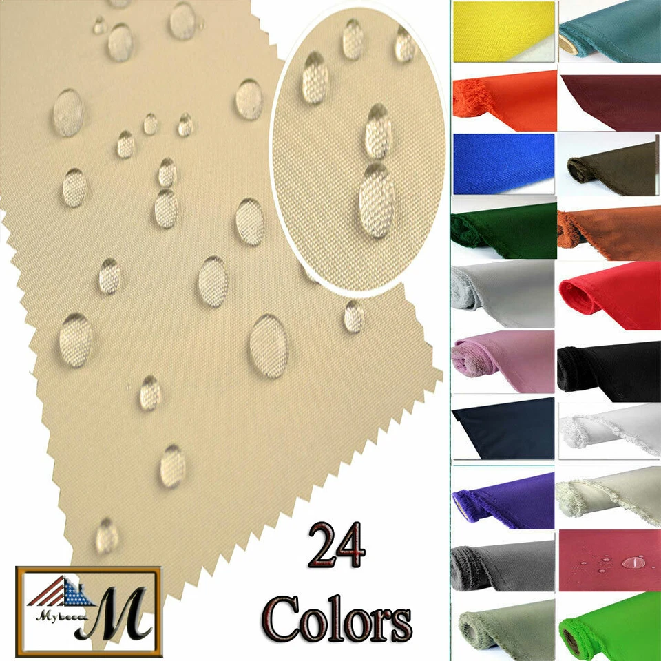 Canvas Stoff wasserdicht Outdoor 56"/60" breit 600 Denier 24 Farben Meterware - Bild 1 von 1