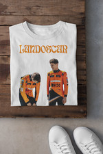 Lando Norris T-Shirt, Oscar Piastri Tee, Racing Team Shirt, Driver Top,NOR4