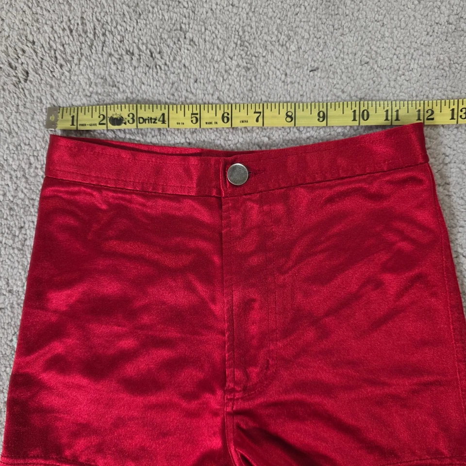 Forever 21 Contemporary High Rise Satin Detail Red Shorts Women's Size XS - Image 3 of 4