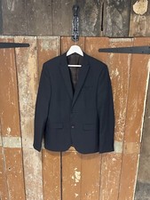 Next Tailoring Skinny Fit Suit Jacket Blazer Blue Men's Size 38 Regular Length