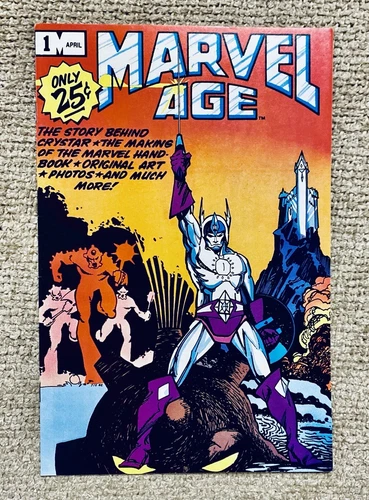MARVEL AGE #1, (1983), Marvel, 1st Series, 1st Issue, CRYSTAR Cover, NM, 9.4-9.6