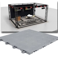 Trade Show Flooring Diamond Gray - Made In The USA