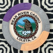 Bear River $2.50 Loleta, California Casino Chip C79
