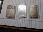 1 Troy Ounce .999 Silver Bars X3
