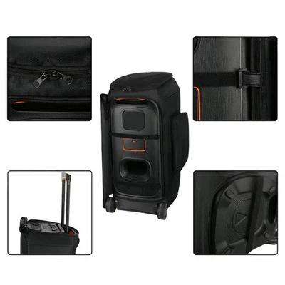 Housse de protection pour haut-parleur en nylon 600D, portable, avec fermeture - Photo 1/4