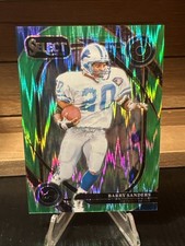 2024 Panini Select Club Level Barry Sanders #208 Neon Green Shock Prizm 105/499