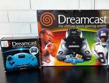 Sega Dreamcast Sports Edition Console Bundle - Complete w/ Extra Controller! CIB