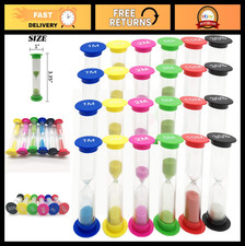 24PCS Sand Timer Set - Plastic Hourglass Clocks 30s to 10mins for Kids  Adults,