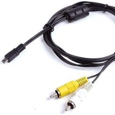 AV A/V TV Video Cable for Nikon Coolpix Camera P1 P6100 L26 L29 L310 L330 L840