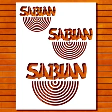 SABIAN #2 Stencil Template Reusable - Wall Art, DIY Crafts, Airbrush Painting