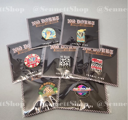 No Doubt 2026 Enamel Pin - 7 Styles - Pick Your Pin! - Sphere, Las Vegas