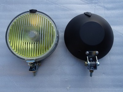 DDR Nebelscheinwerfer gelb groß  Trabant Wartburg Barkas Robur Ralley IFA 2 NEU