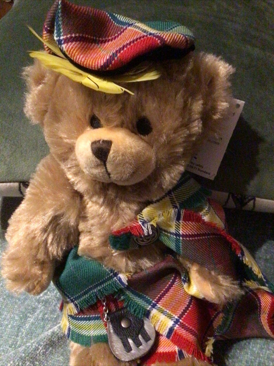 RONNIE HEK Highlander “ Teddy Bear In Kilt sporan Made In