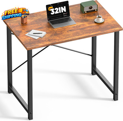 32 in Small Computer Desk for Home Office Modern Study Work Table Simple Style