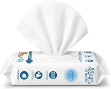 Pure Wipes 100 Count Pack Gentle, Fast Odor-Elimination NO Fragrances,