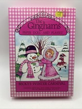 VINTGE Paper Doll THE GINGHAMS - BECKY'S Winter Carnival Original In Box