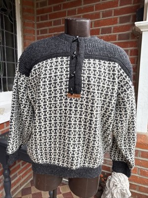 Vintage Devold Norway 70% Wolle Grobstrick Fischer Pullover Pulli Gr.54