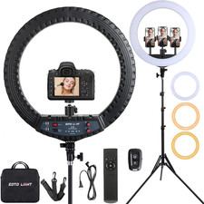 21 Inch LED Ring Light with Tripod Stand, Video Ring Light for Selfie Photograp
