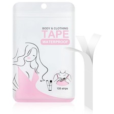 flintronic Body Tape, 108 pcs Double Sided 85Mm X 18Mm, 108PCS 85 18mm