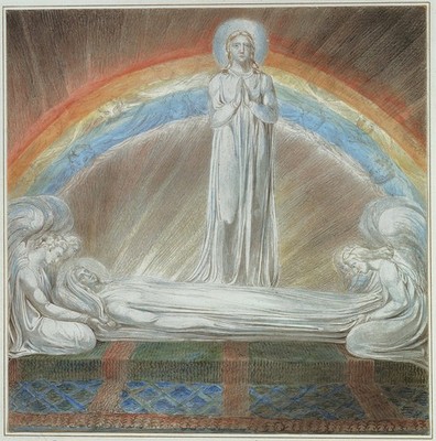 William Blake - Death Virgin Interieur Feature Elegantes Design Wandausstellung Surrea