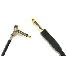 10ft 1/4" Right Angle HD Audio Instrument Cable Guitar Bass Amp Cord Wire VWLTW