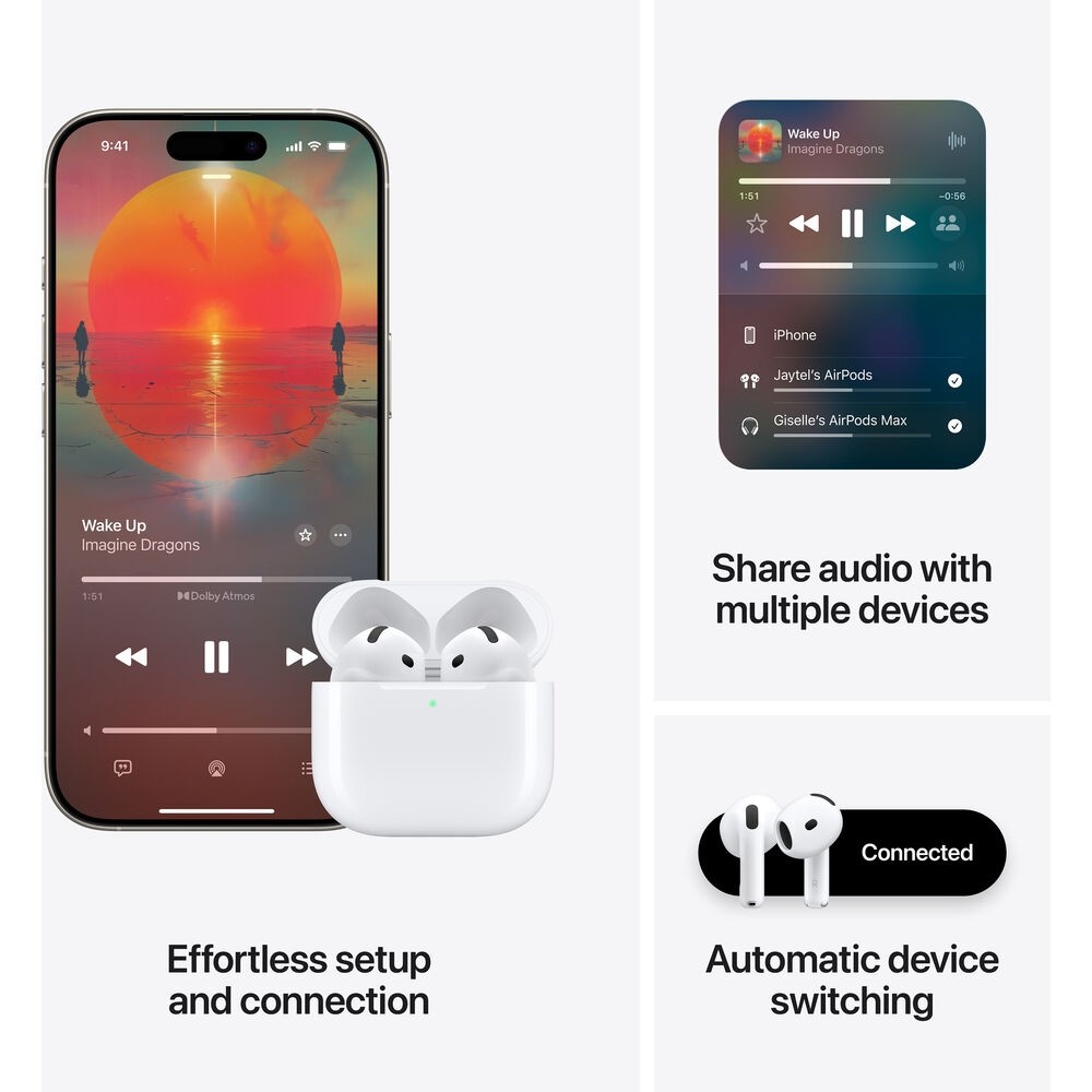 Apple - AirPods 4 with Active Noise Cancellation (MXP93LL/A) | eBay