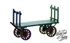 S scale Baggage Cart 1/64 scale comes Built up and all painted