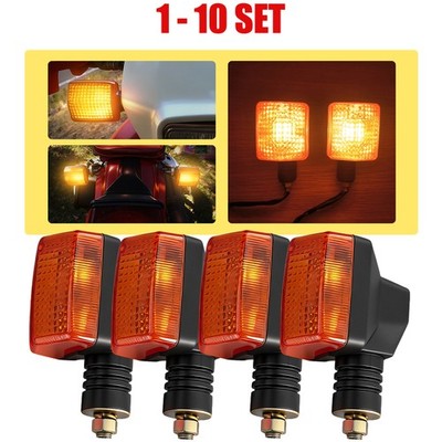 4-40X Amber Front Rear Turn Signal Tail Light 25-1303 For Honda XL350R 1984-1985