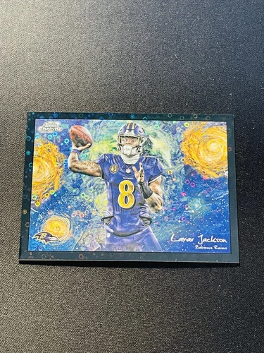 2025 Topps Cosmic Chrome Lamar Jackson Base (RAW)