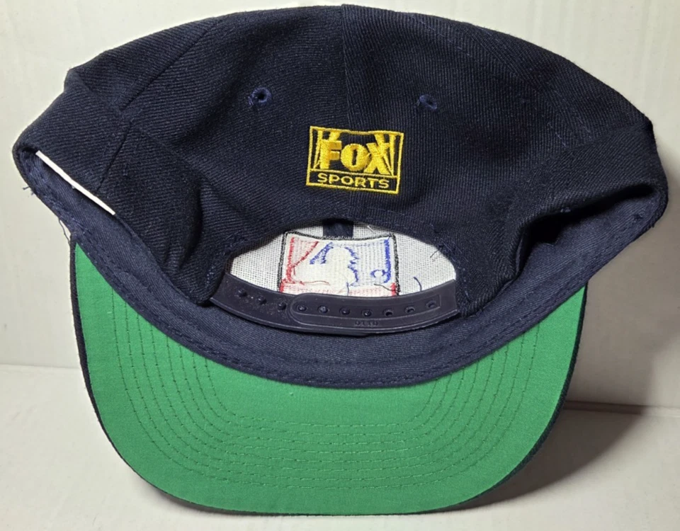 Vintage MLB FOX Baseball Promo Hat Cap Snapback 90s Y2K USA Sports Team Logo - Image 3 of 4