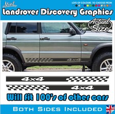 LANDROVER Discovery 4x4 Off Road Side Stripes Decals Stickers Graphics 020