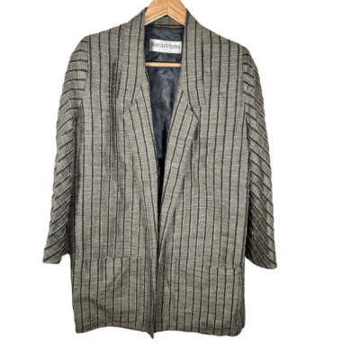 Oversized Boyfriend Blazer Vintage Mary Ann Restivo Size 10 | eBay