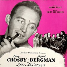 Bing Crosby Bells Of St Mary's 1945 Sheet Music Aren't You Glad You're You DWU4