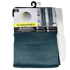 Sunbarrier Blackout Window Panel With Pocket Dover 37x84in Polyester