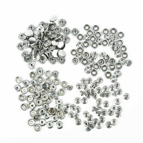 Button Fastener Snap Fastener Kit Accessories Leather Craft Marine Grade - Picture 9 of 12