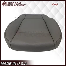 2017 2018 2019 Ford F250 XL Work Truck Driver Bottom Replacement Seat Cover Gray