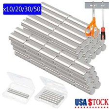 Lot Neodymium Magnet Strong N45 Rare Earth Round Cylinder Magnets 5 10MM/25MM