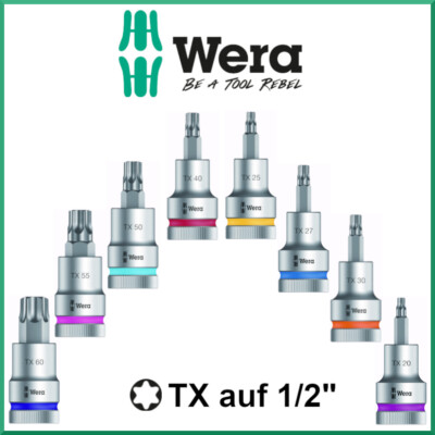 Steckschl?ssel 1/2'' Vierkant Nuss auf Bit Torx  T20-T60 Bitnuss f?r Nusskasten c