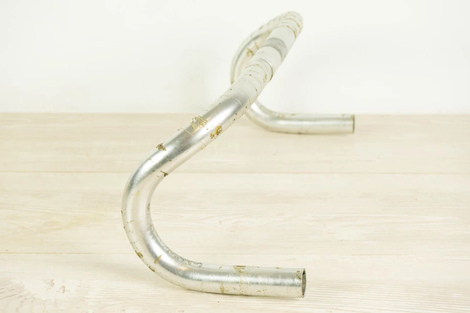 CINELLI GIRO D'ITALIA 40 42 LENKER RENNRAD VINTAGE 26.4 FAHRRAD SILBER ALT - Bild 3 von 4